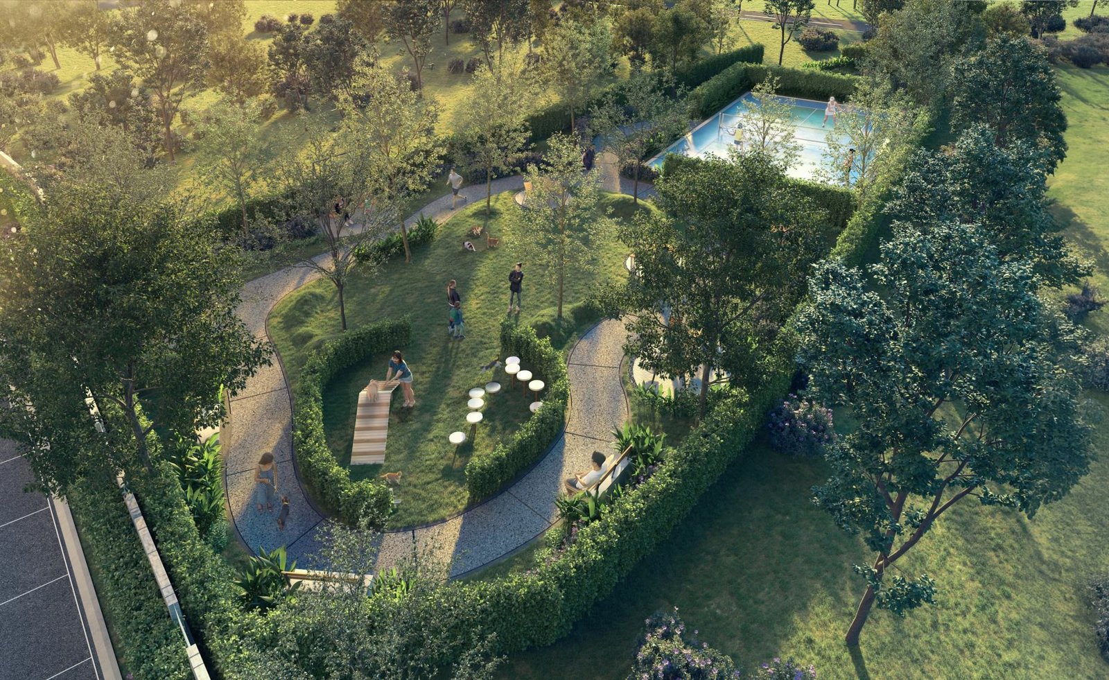 Pet friendly lifestyle park